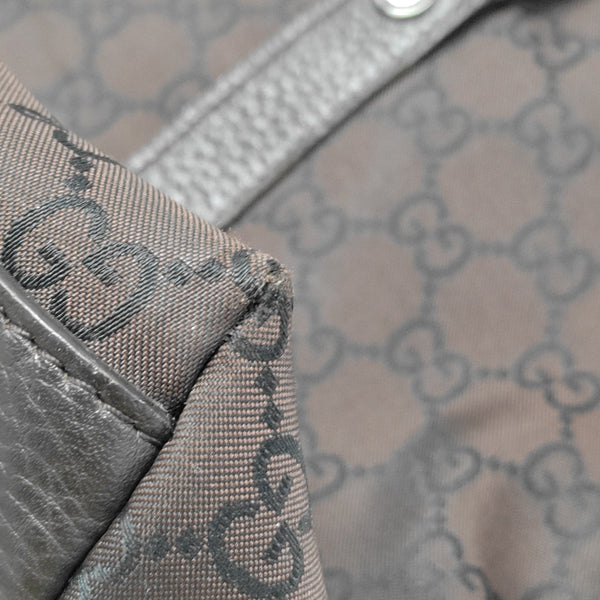 Monogram Canvas Tote Bag Brown