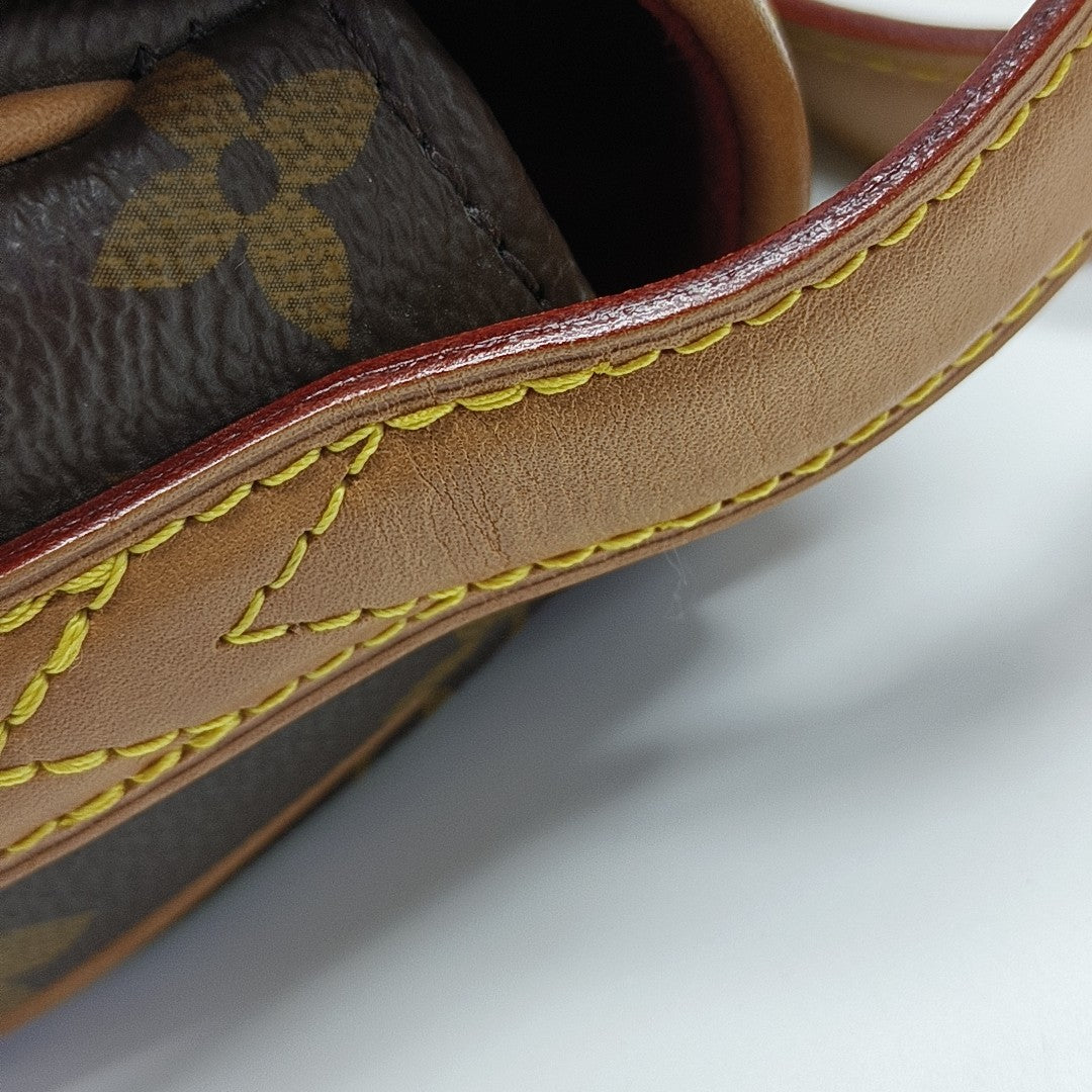 TAMBOURINE Monogram Coated Canvas Brown