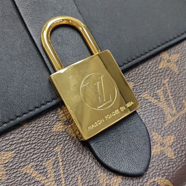LOCKY BB Monogram Coated Canvas Brown