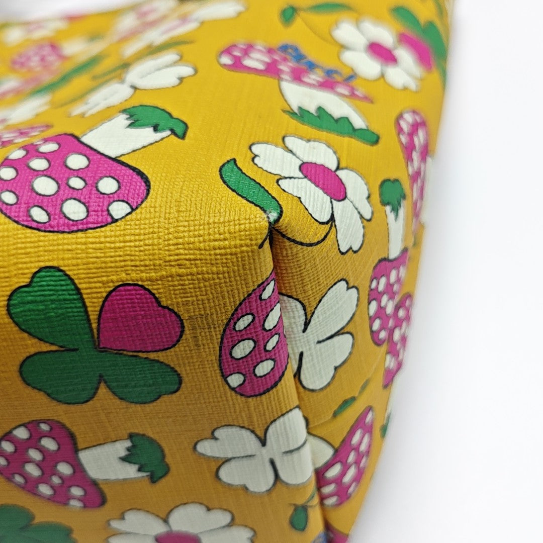GG Imprime Coated Canvas Yellow