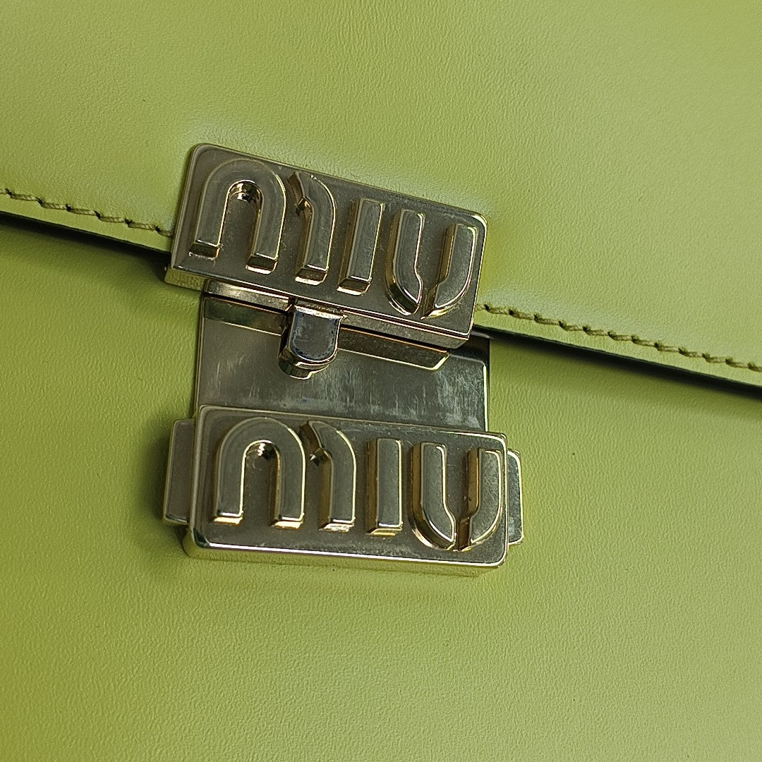 Calfskin Shoulder Bag Green