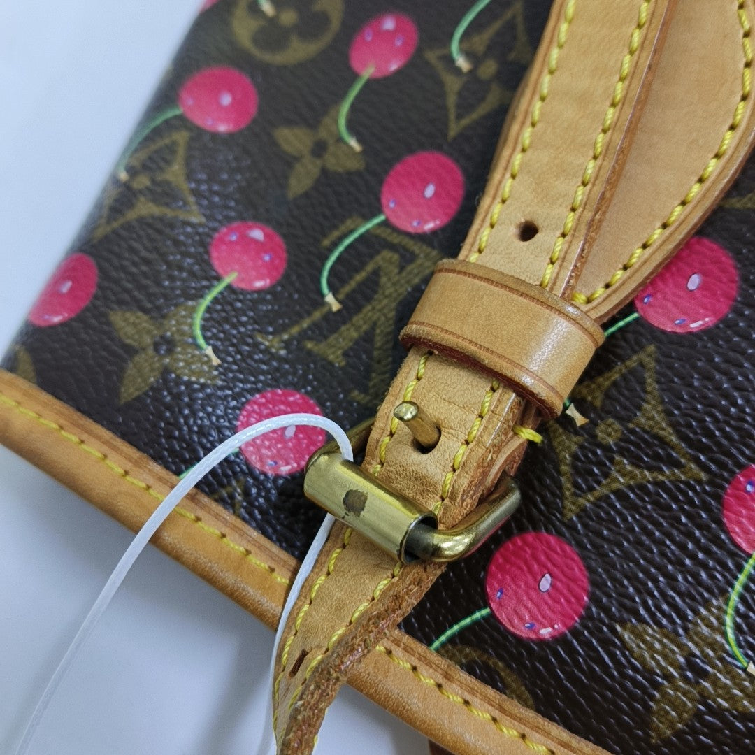 BUCKET PM Monogram Coated Canvas Brown