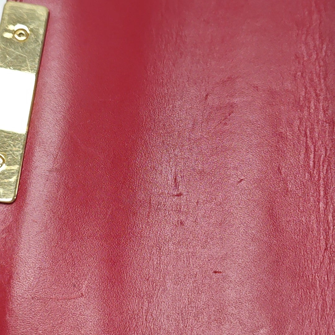 Padlock Small Monogram Calfskin Red
