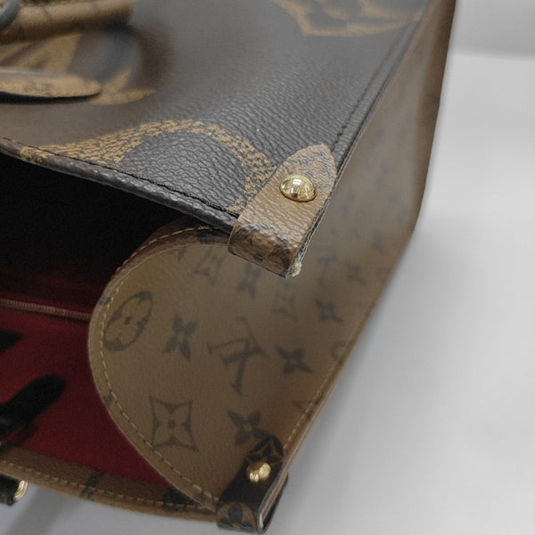 ONTHEGO MM Monogram Coated Canvas Brown