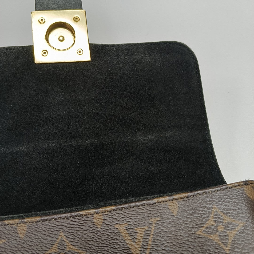 LOCKY BB Monogram Coated Canvas Brown