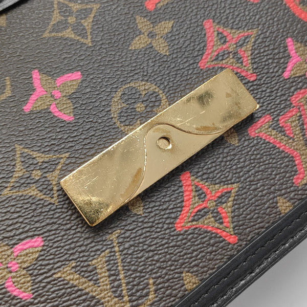 DAUPHINE Mini Monogram Coated Canvas Brown