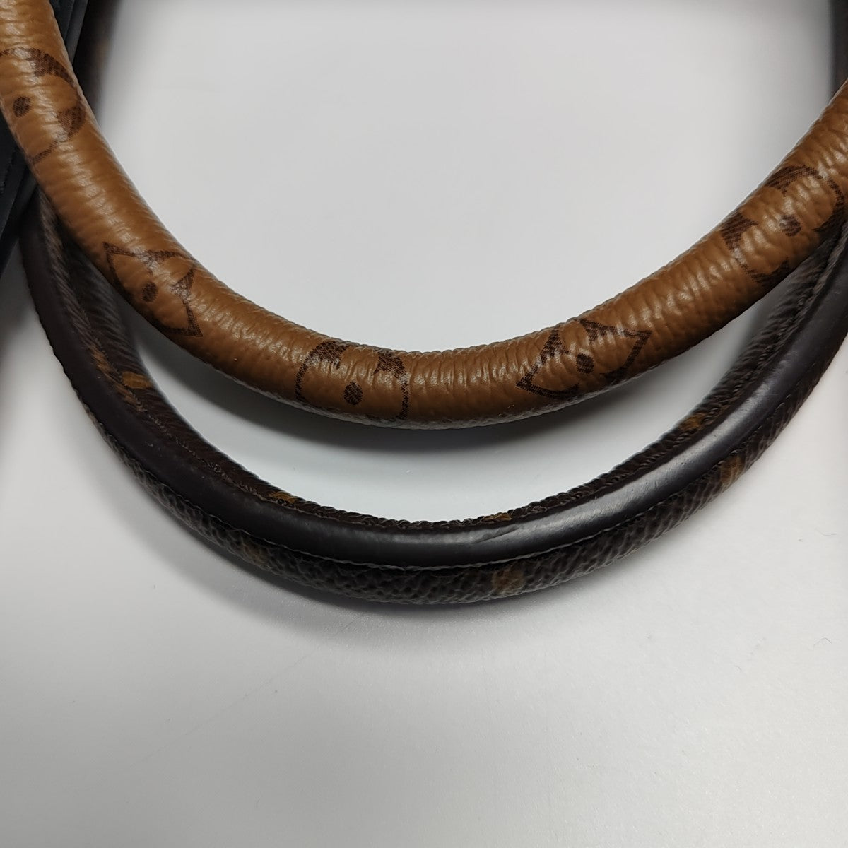 ONTHEGO MM Monogram Coated Canvas Brown