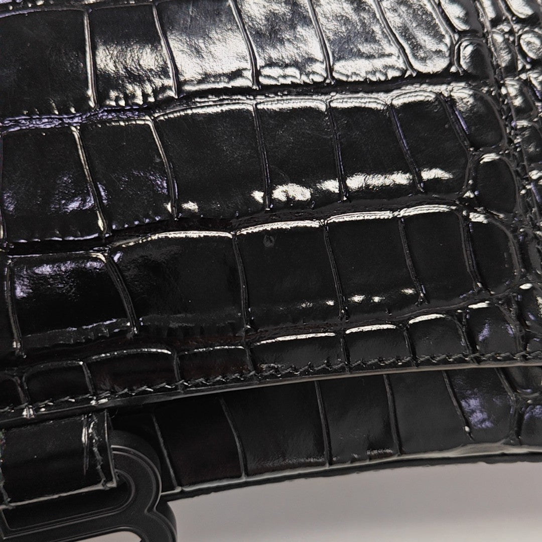 Hourglass Calfskin Black