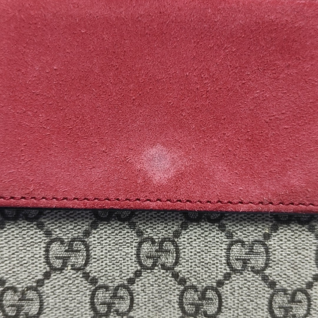 Dionysus Mini Monogram Coated Canvas Beige