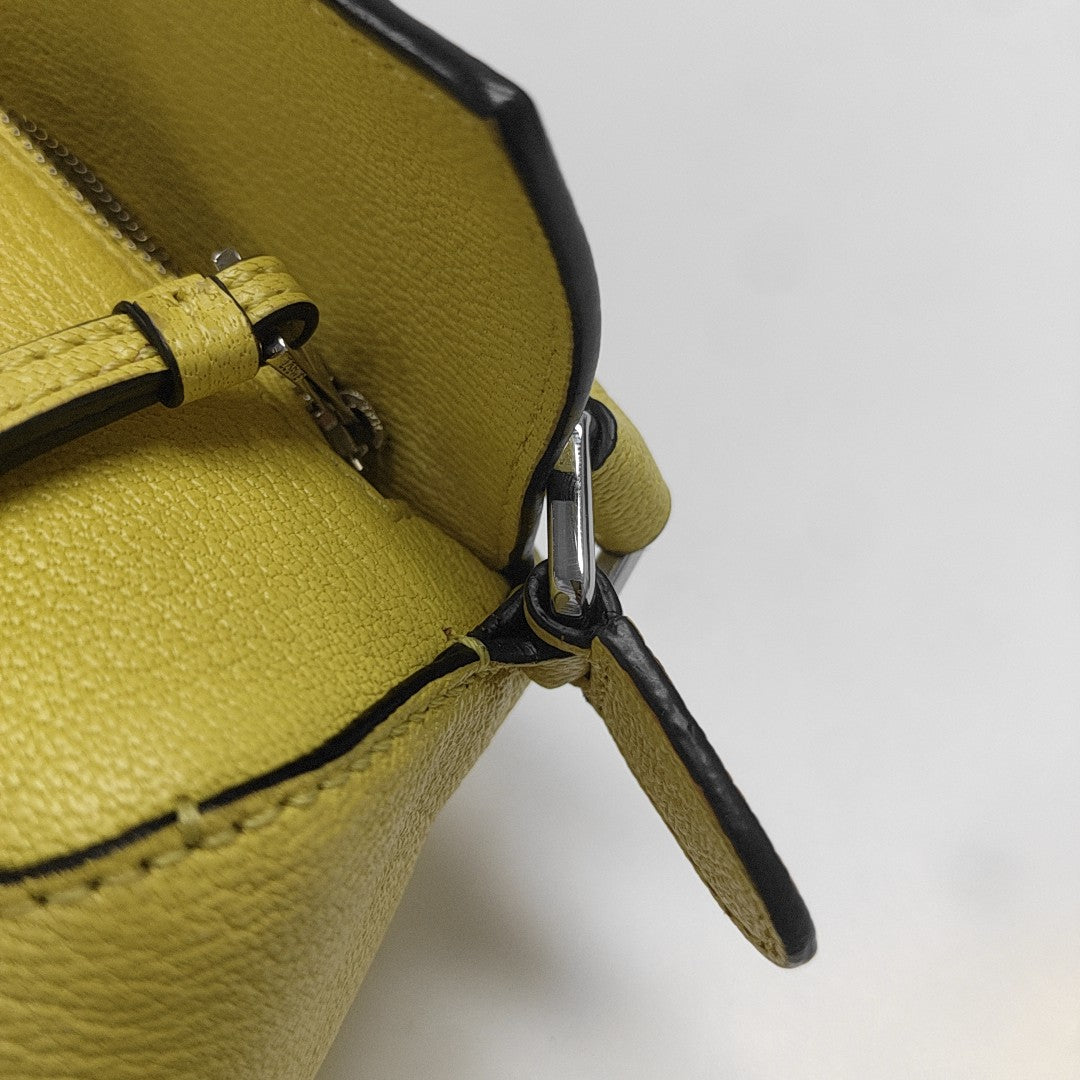 Puzzle Mini Lambskin Yellow
