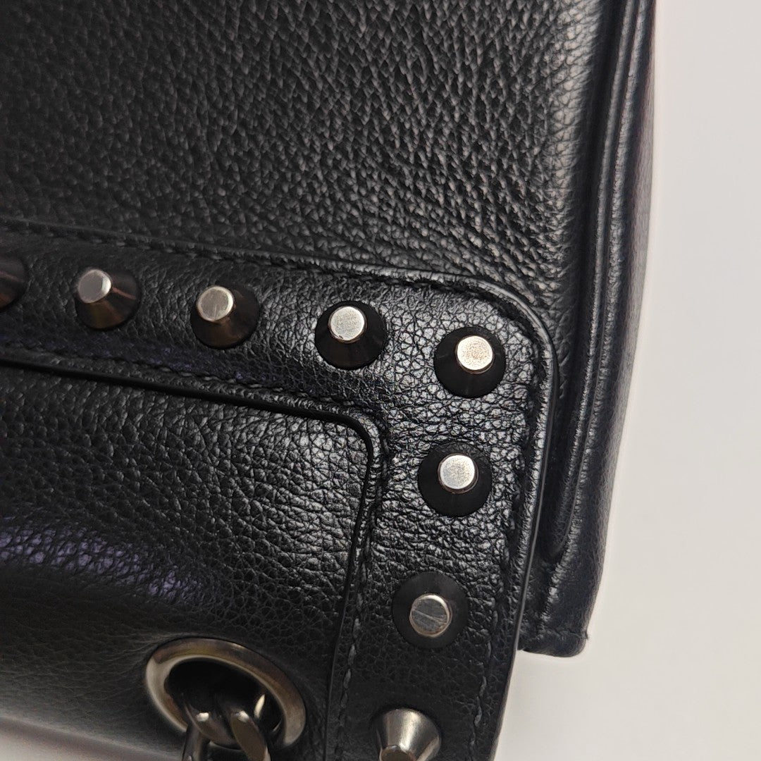 Calfskin Shoulder Bag Black