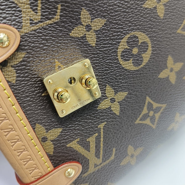 SIDE TRUNK MM Monogram Coated Canvas Brown