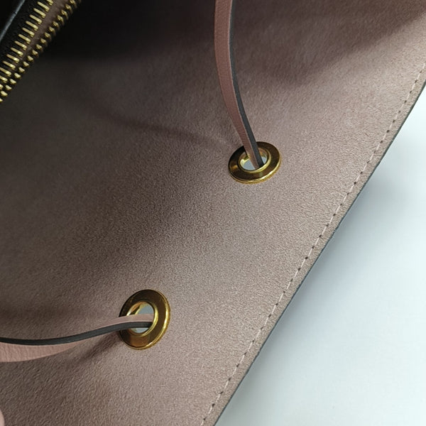 NÉONOÉ MM Monogram Coated Canvas Brown