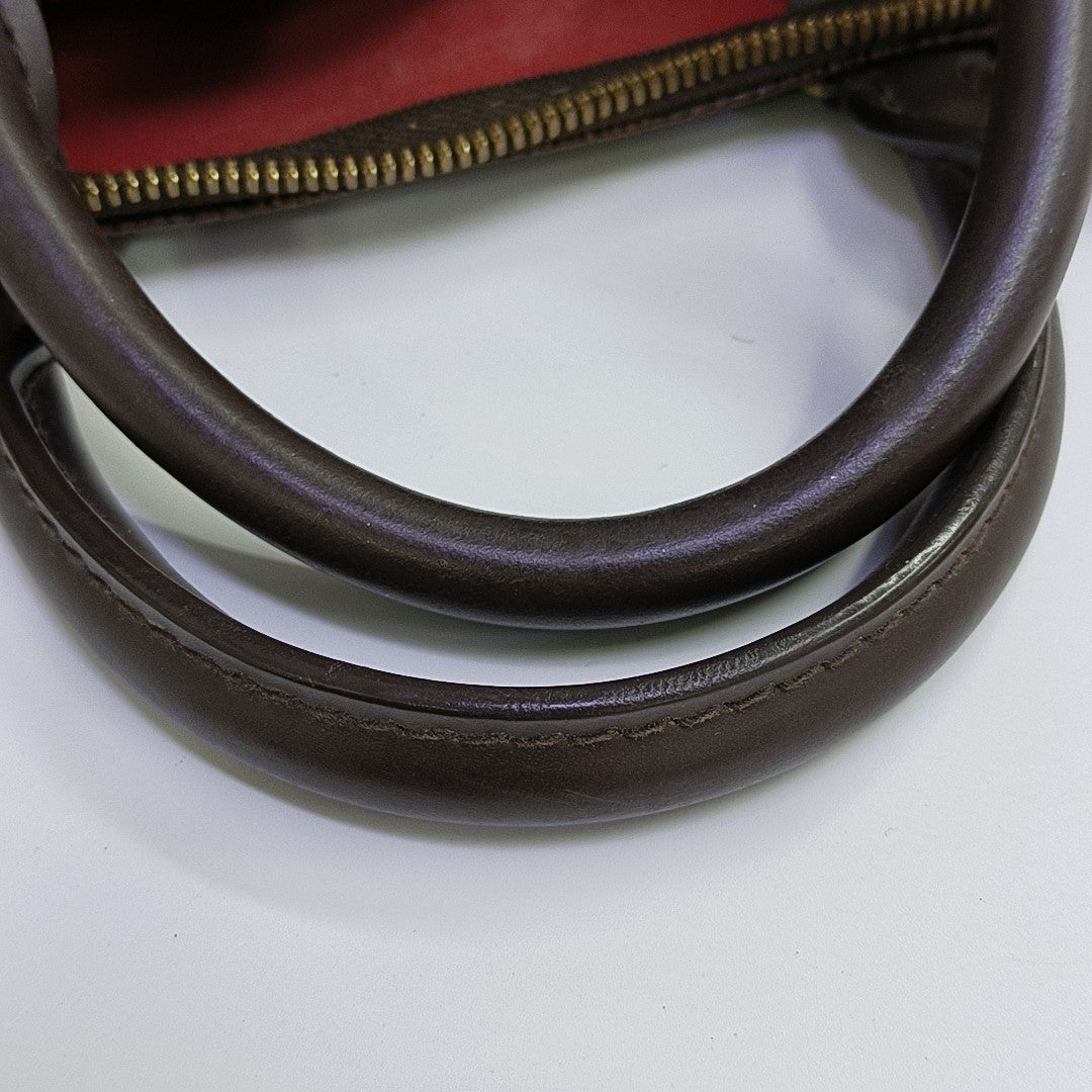 SPEEDY 30 Damier Ebene Coated Canvas Brown
