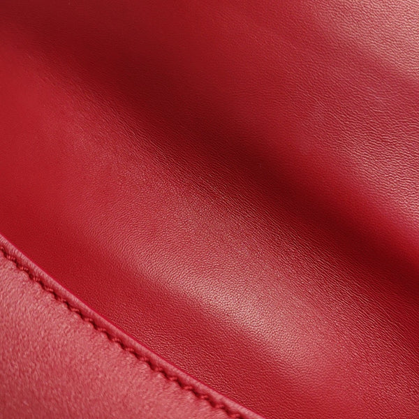 Rockstud Calfskin Red