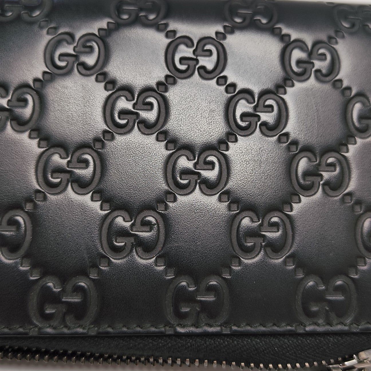 Monogram Calfskin Wallet Black
