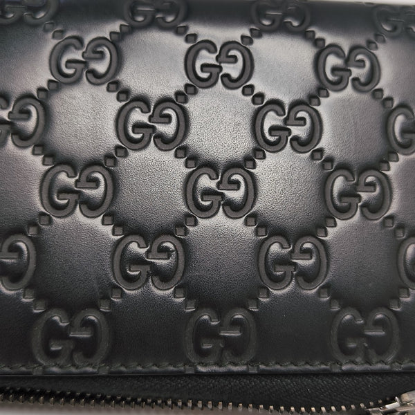 Monogram Calfskin Wallet Black