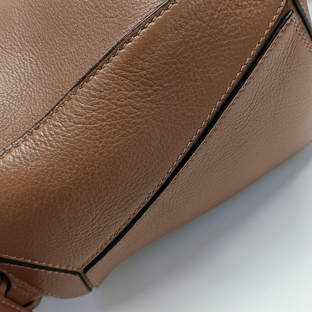 Puzzle Medium Calfskin Brown