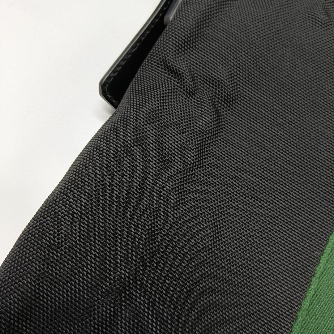 Fabric Crossbody Bag Black