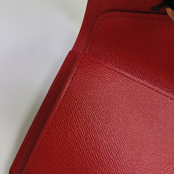 MARIE LOU Monogram Coated Canvas Brown Wallet