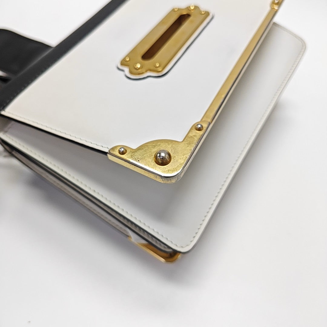 Cahier Saffiano Calfskin White