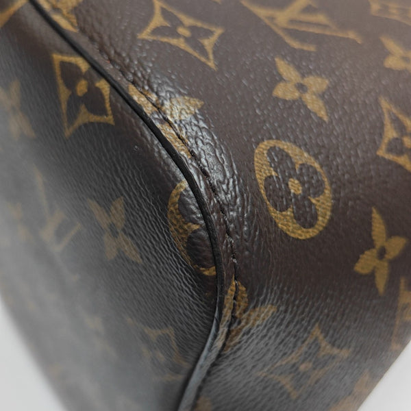 NÉONOÉ MM Monogram Coated Canvas Brown