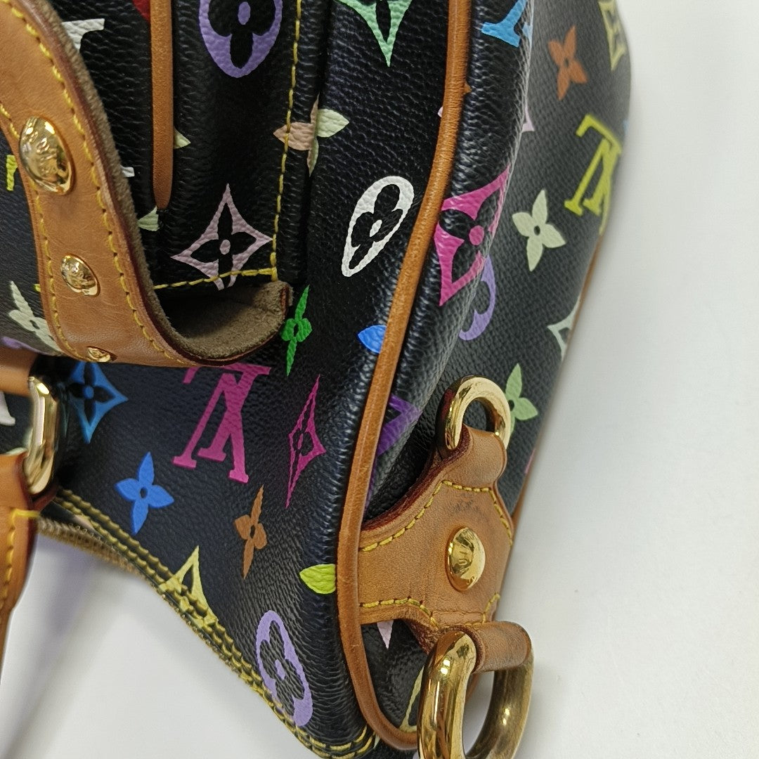 LV × TM RITA Monogram Coated Canvas Black