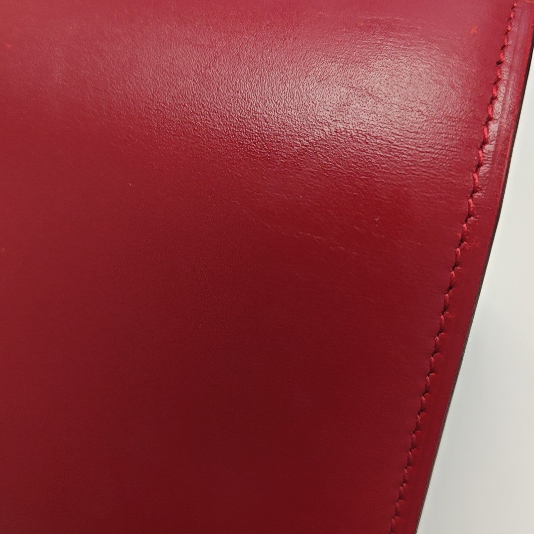 CLASSIC BOX Medium Calfskin Red