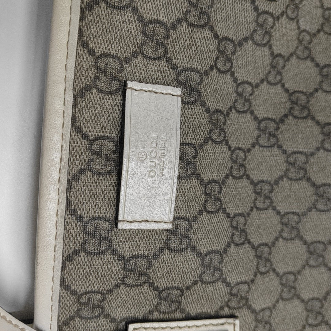 GG Imprime Monogram Coated Canvas Beige