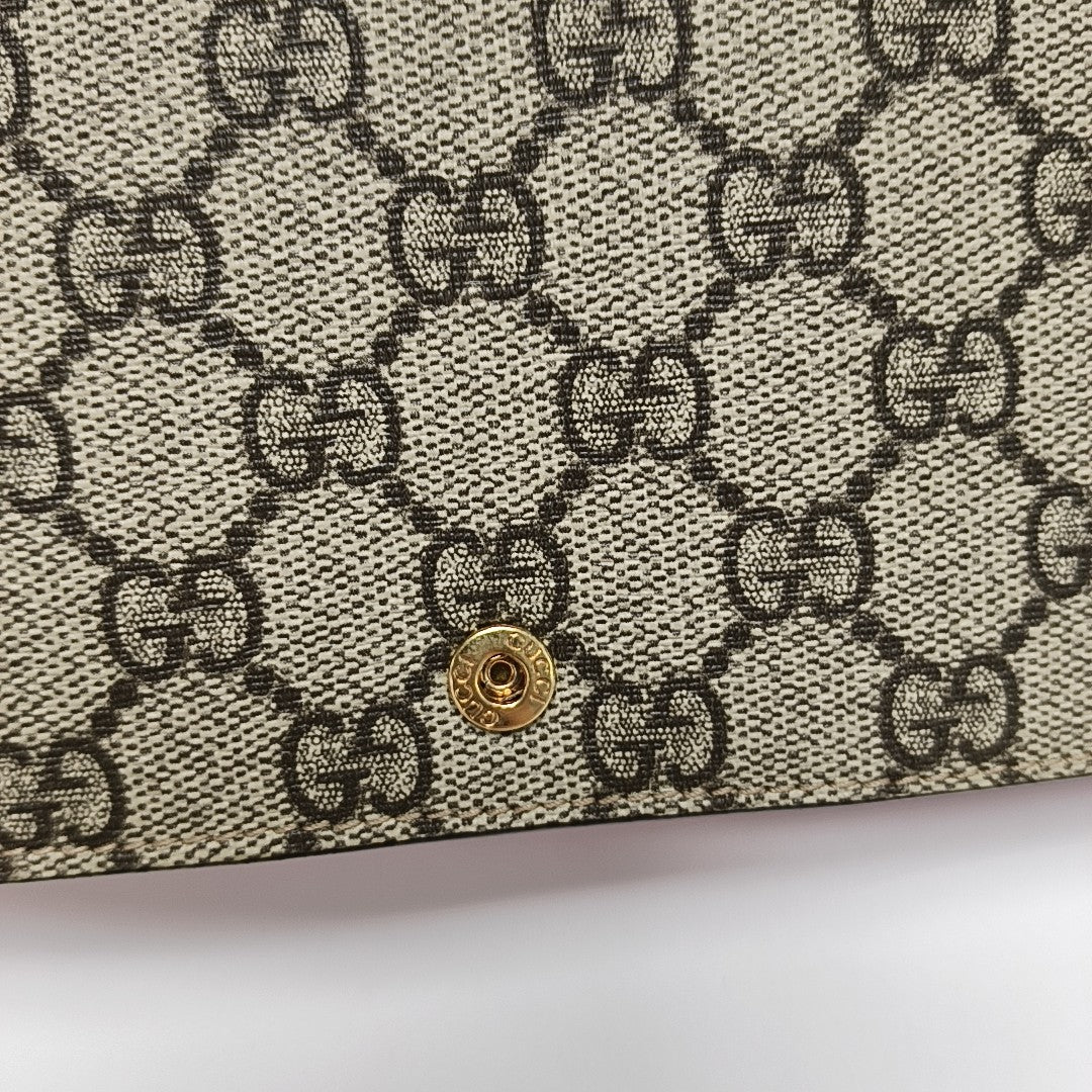 GG Supreme Monogram Coated Canvas Beige