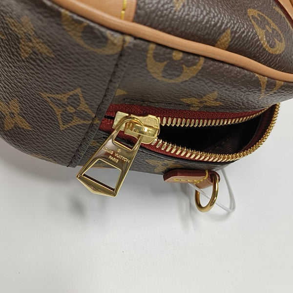 DEAUVILLE Mini Monogram Coated Canvas Brown