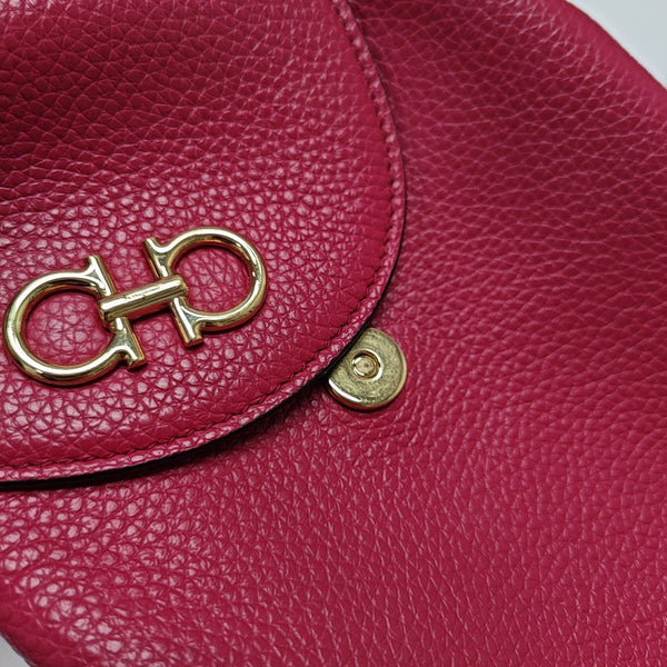 Gancini Mini Calfskin Pink