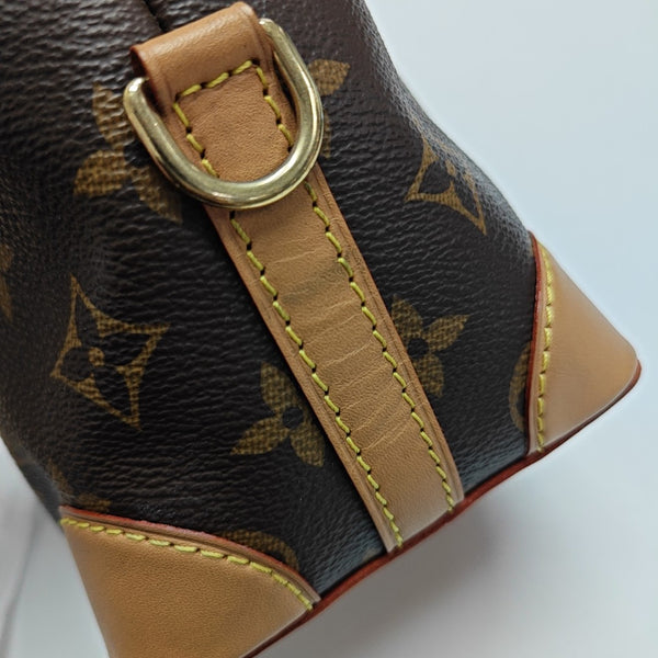 NOÉ Mini Monogram Coated Canvas Brown