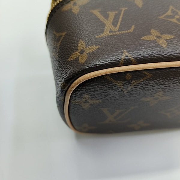 NICE Super Mini Monogram Coated Canvas Brown