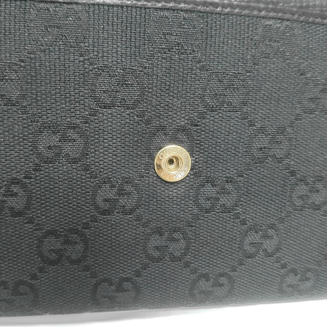 Monogram Canvas Wallet Black