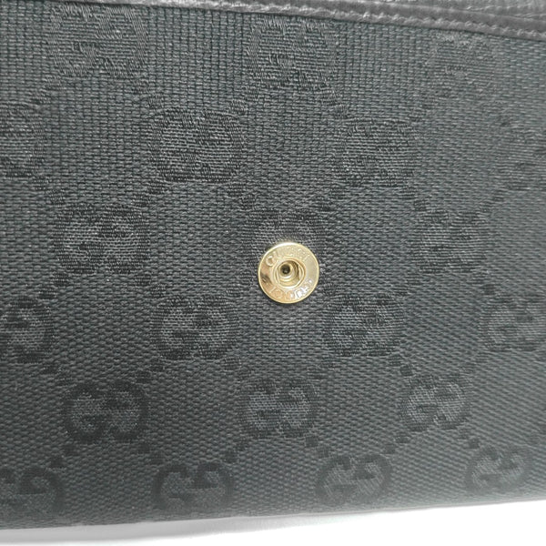Monogram Canvas Wallet Black