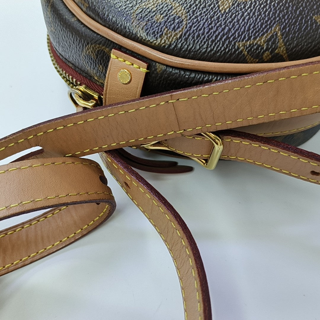 BOITE CHAPEAU PM Monogram Coated Canvas Brown