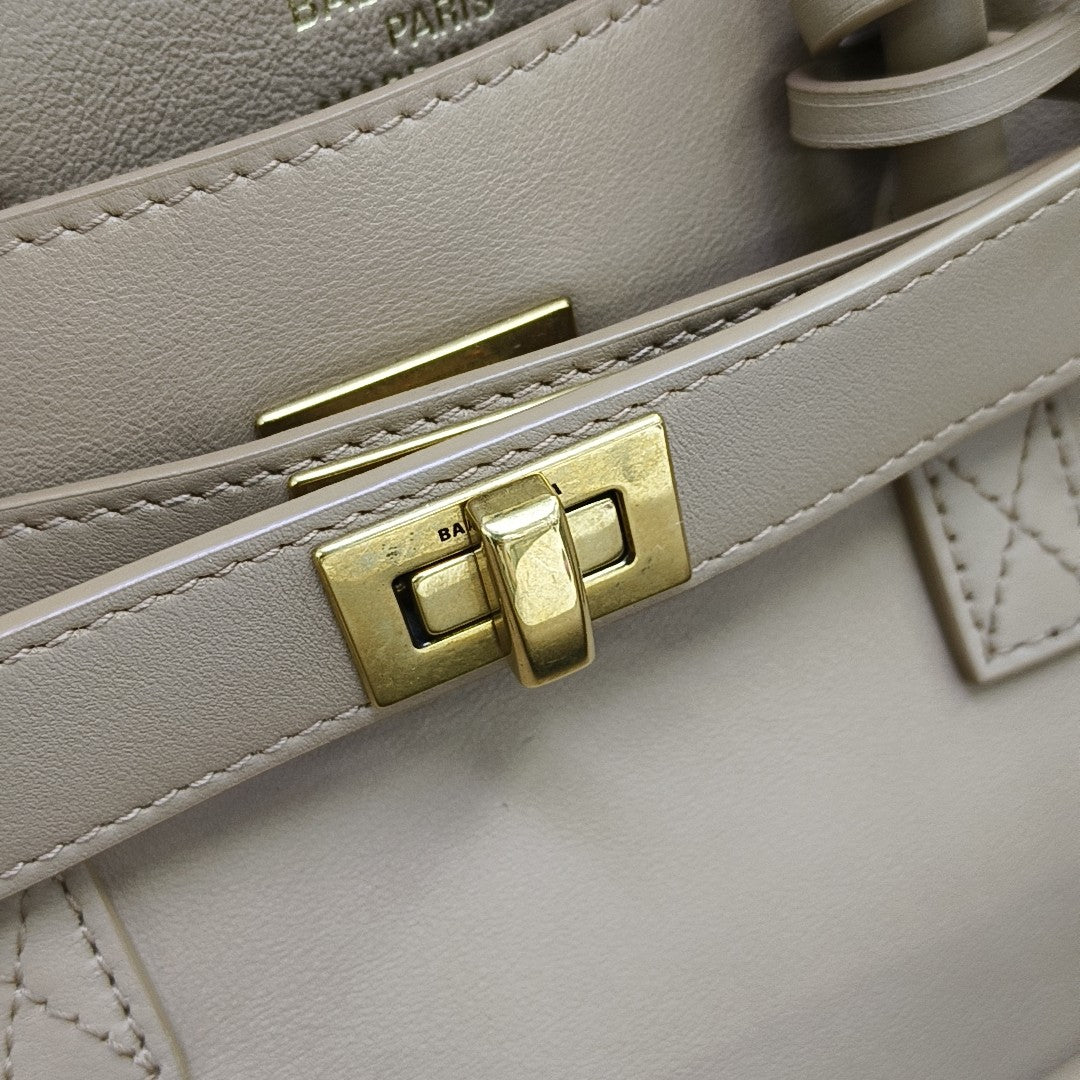 BEL AIR Small Calfskin Beige
