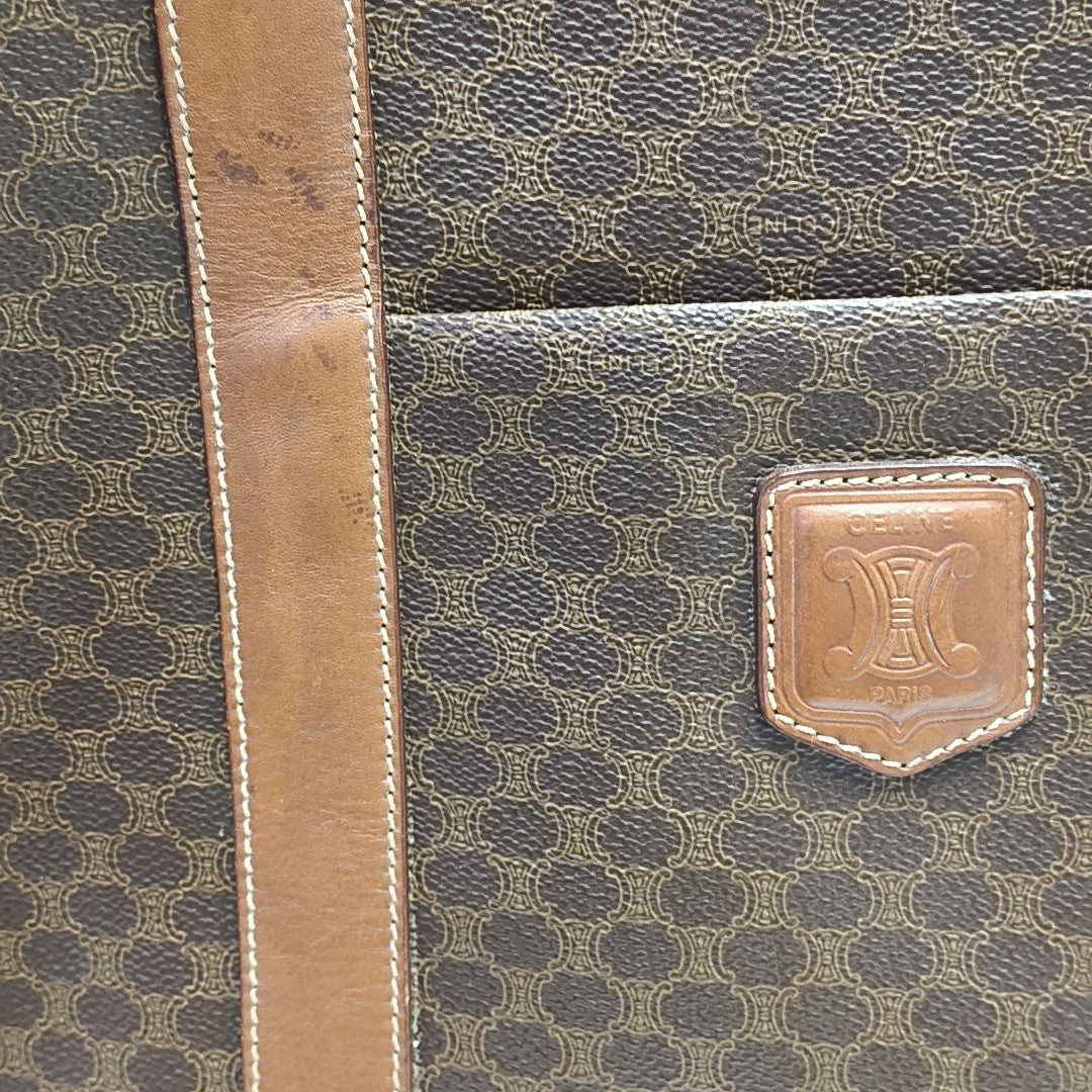 MACADAM BOSTON Coated Canvas Brown