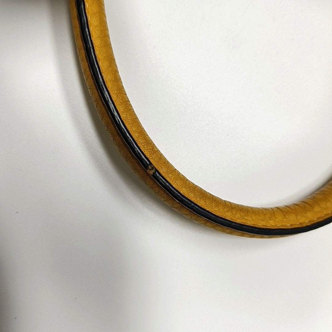 Authenticated pre-owned  Double Calfskin Yellow - Tote Bag at Looply