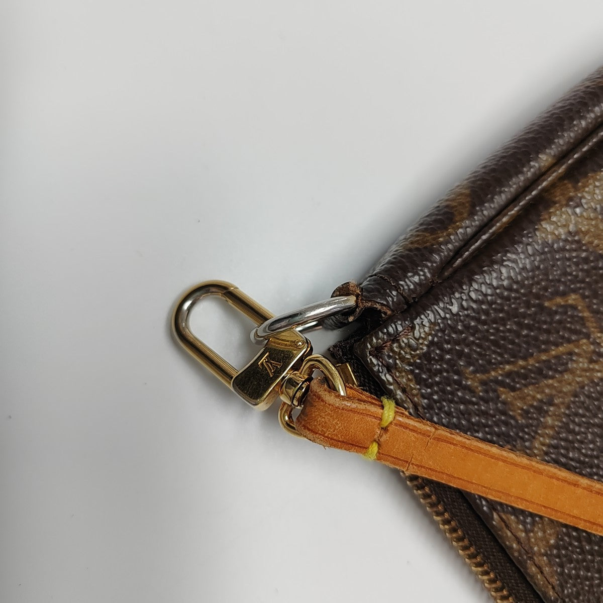 ACCESSOIRES Monogram Coated Canvas Brown