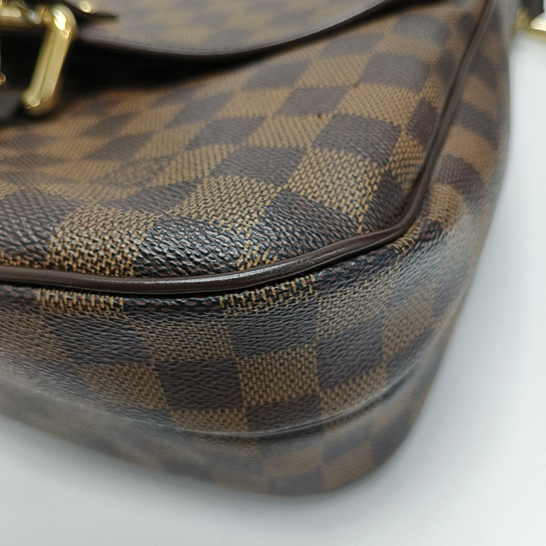 HIGHBURY Damier Ebene Coated Canvas Brown