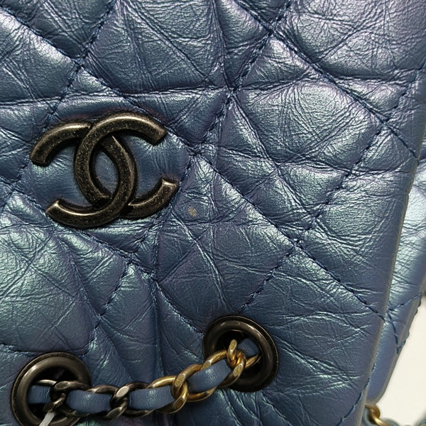 GABRIELLE Small Quilted Calfskin Purple