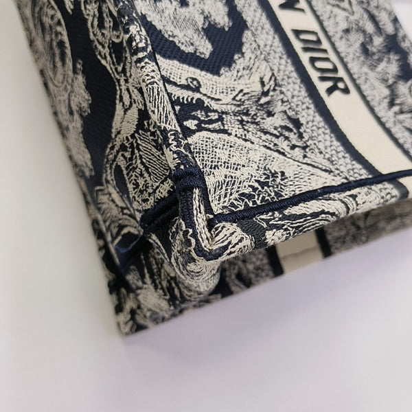 Book Tote Small Canvas Blue