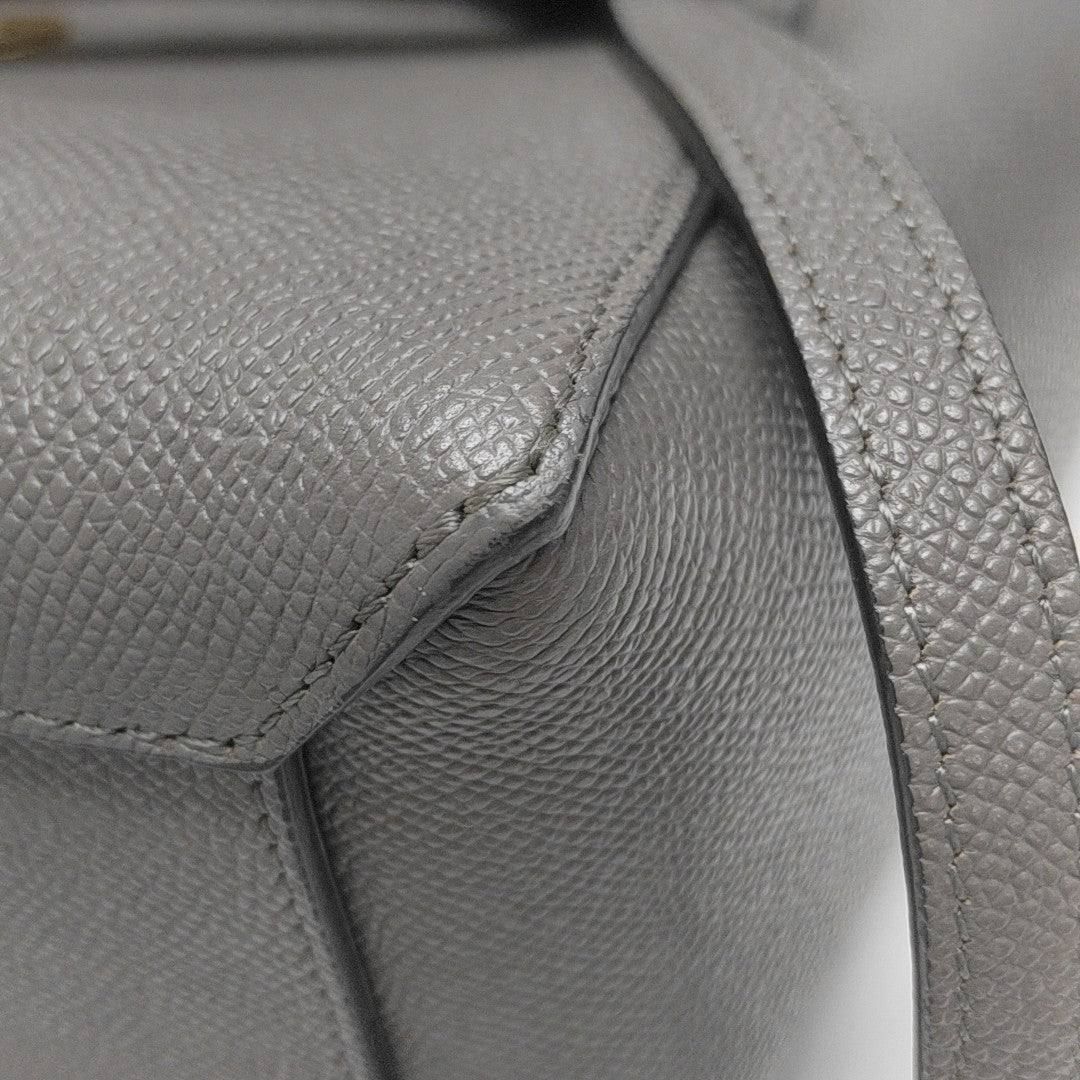 BELT Nano Calfskin Gray