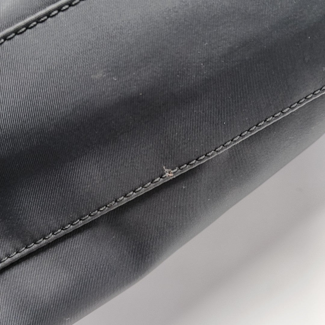 Nylon Shoulder Bag Black
