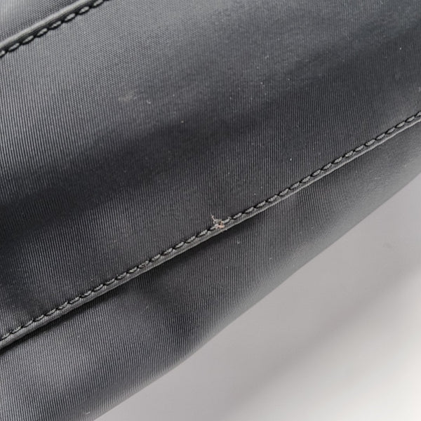 Nylon Shoulder Bag Black