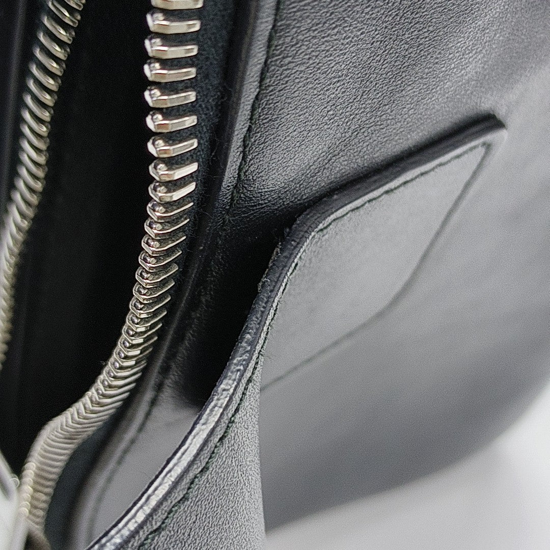 Calfskin Shoulder Bag Black