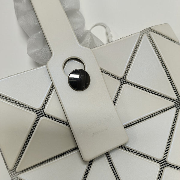 Special Material Top Handle Bag White
