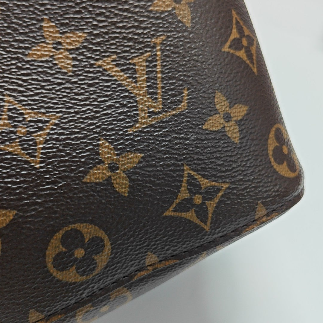 NÉONOÉ MM Monogram Coated Canvas Brown